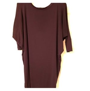 Dark Purple Dolman Tunic
